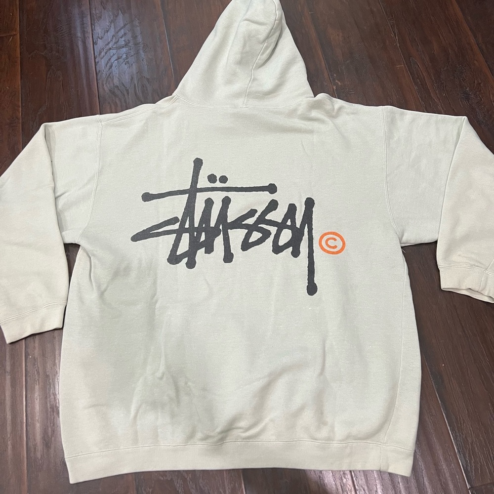Vintage stussy hoodie mint green